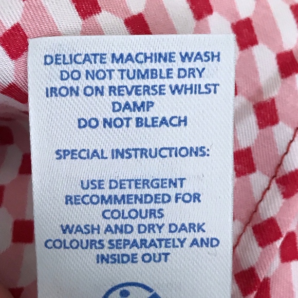 Boden 12R Silky Panel Top Blouse WA632 Geometric - Picture 8 of 8